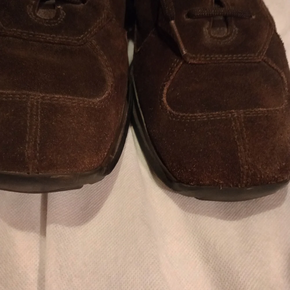 Men's Prada Suede Sneakers - Picture 9 of 10